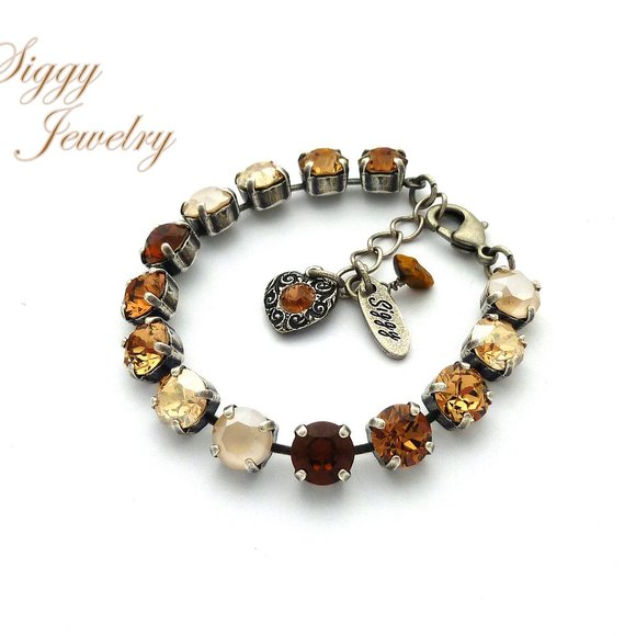 Swarovski® FRAPPUCCINO MINGLE Tennis Bracelet - Picture 3 of 8